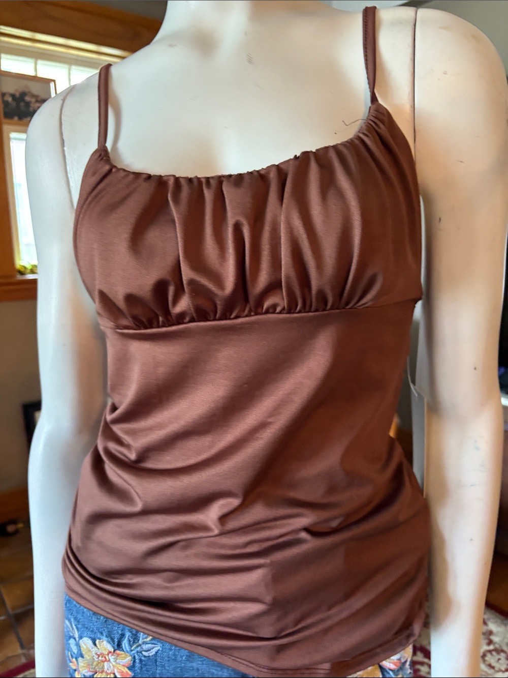 # 135  NWT Slinky rushed top